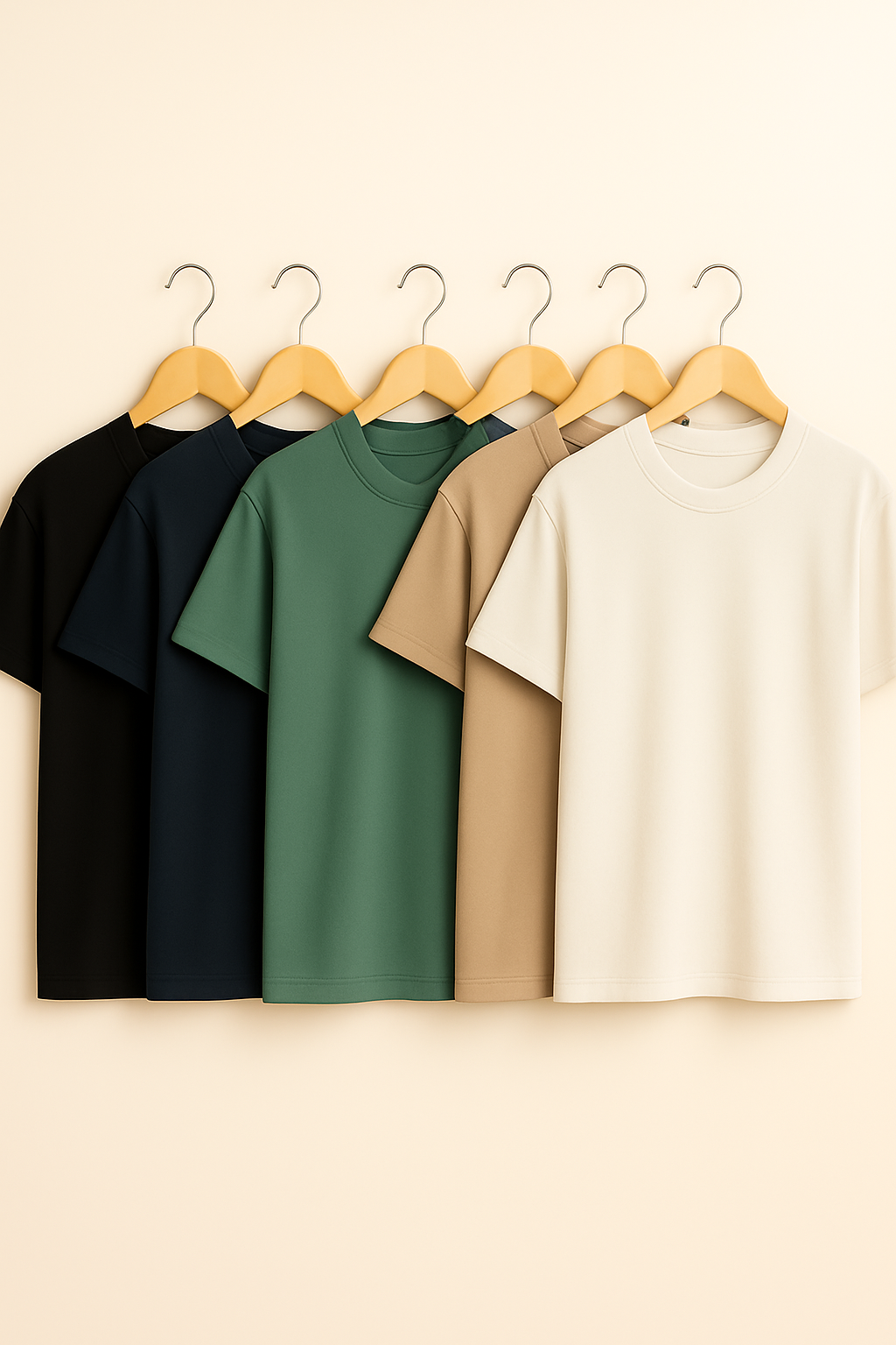 Premium T-shirts Pack Of 5