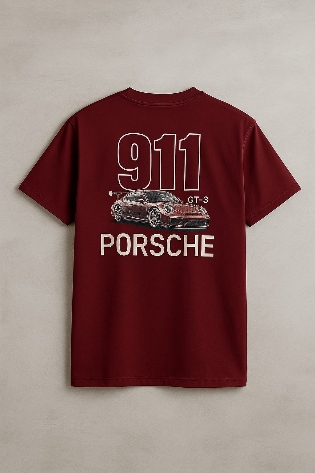 PORSCHE 911 SINGLE PRINTED T-SHIRT