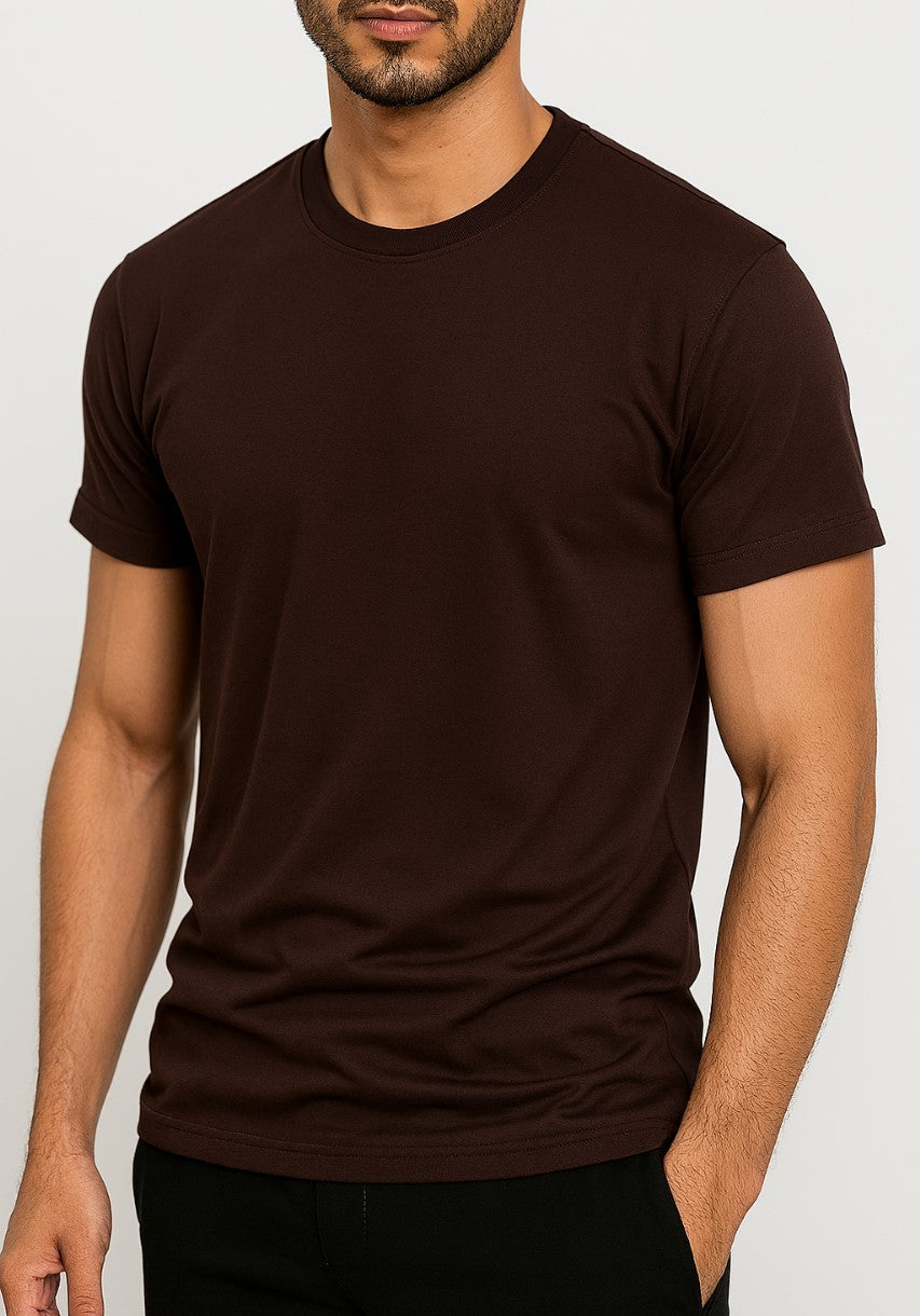Premium Plain Brown T-shirt
