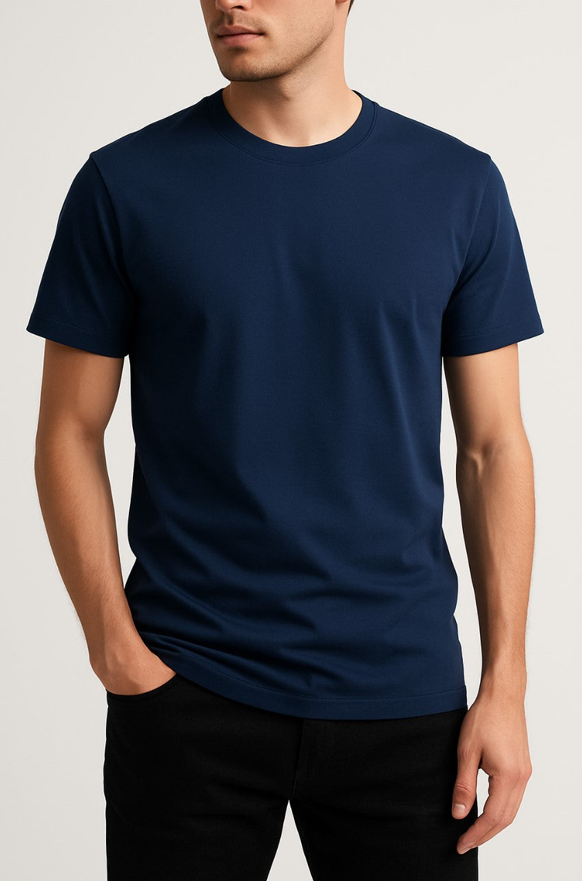 Premium Plain Navy Blue T-shirt