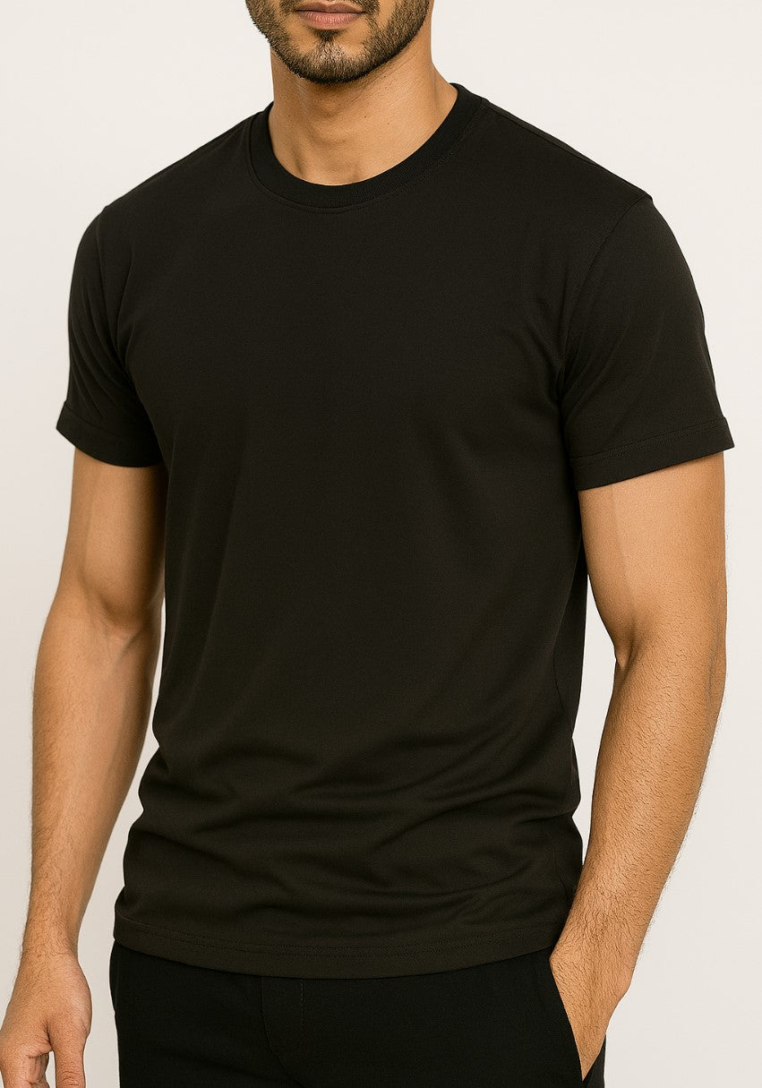 Premium Plain Black T-shirt