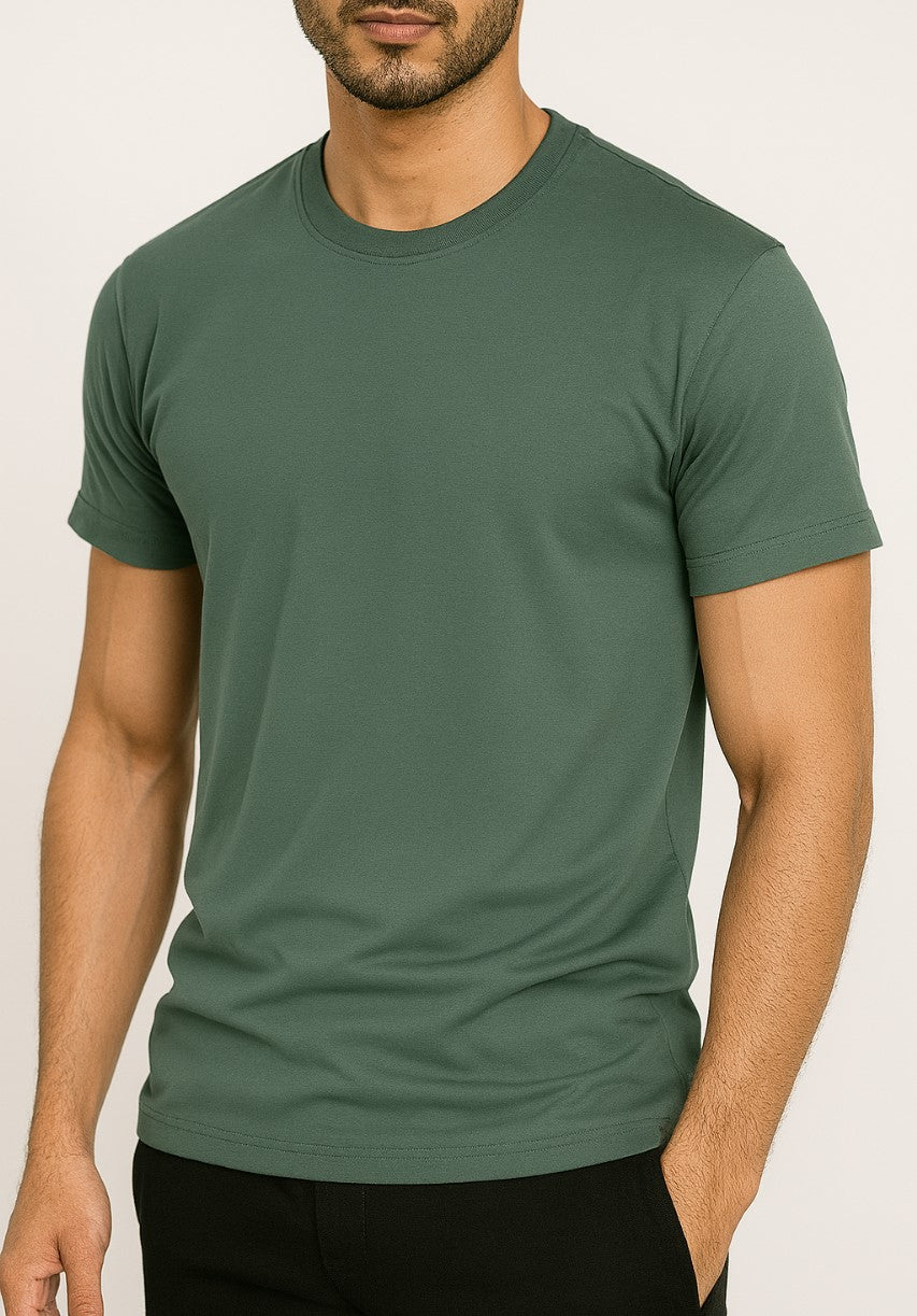 Premium Plain Sage Green T-shirt