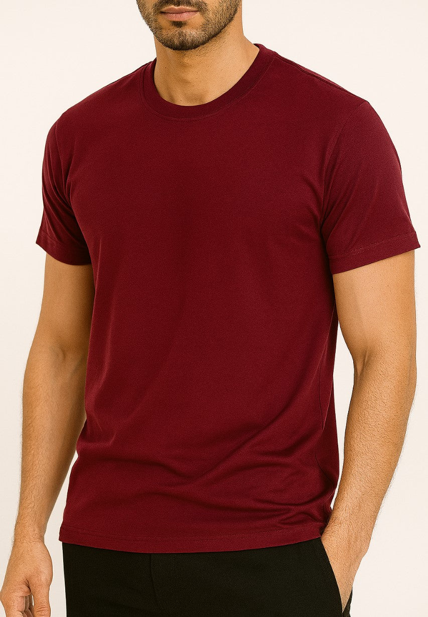 Premium Plain Maroon T-shirt