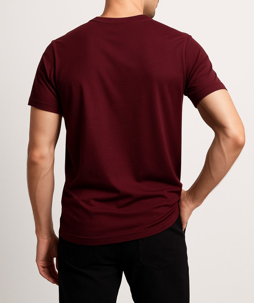 Premium Plain Maroon T-shirt