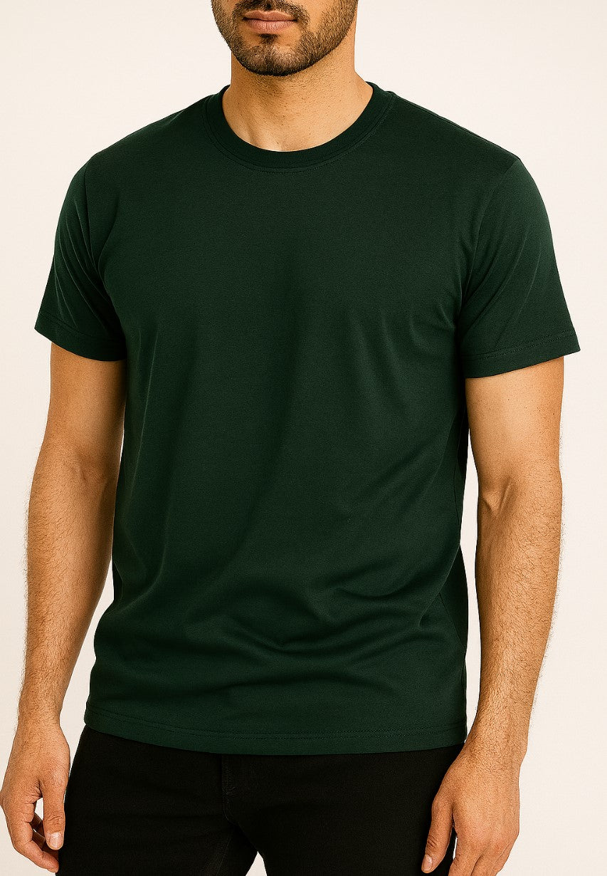 Premium Plain Dark Green T-shirt